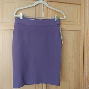 Pencil skirt in dusty purple